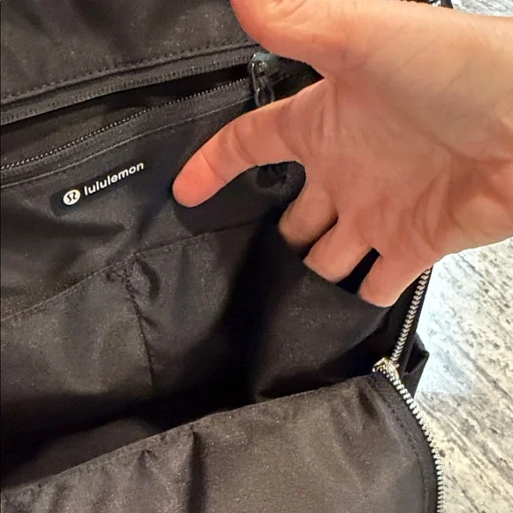 Lululemon Athletica Black Backpack with Silver Accents - Picture 10 of 11